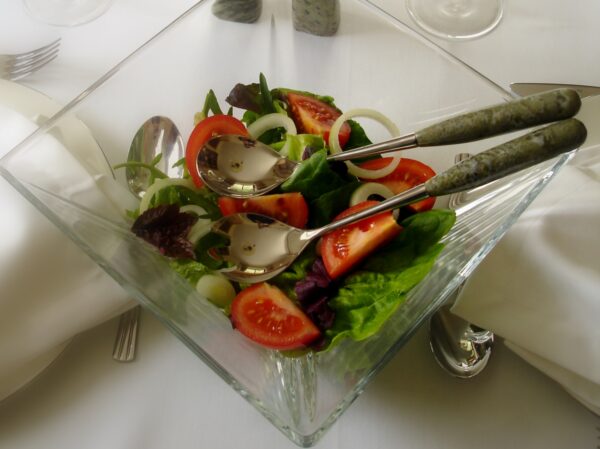 Connemara Marble Salad Server Set