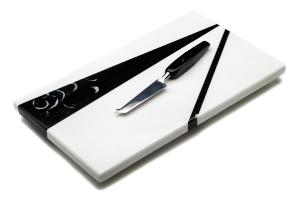 MARMAR NERO CHEESE BOARD & KNIFE SET